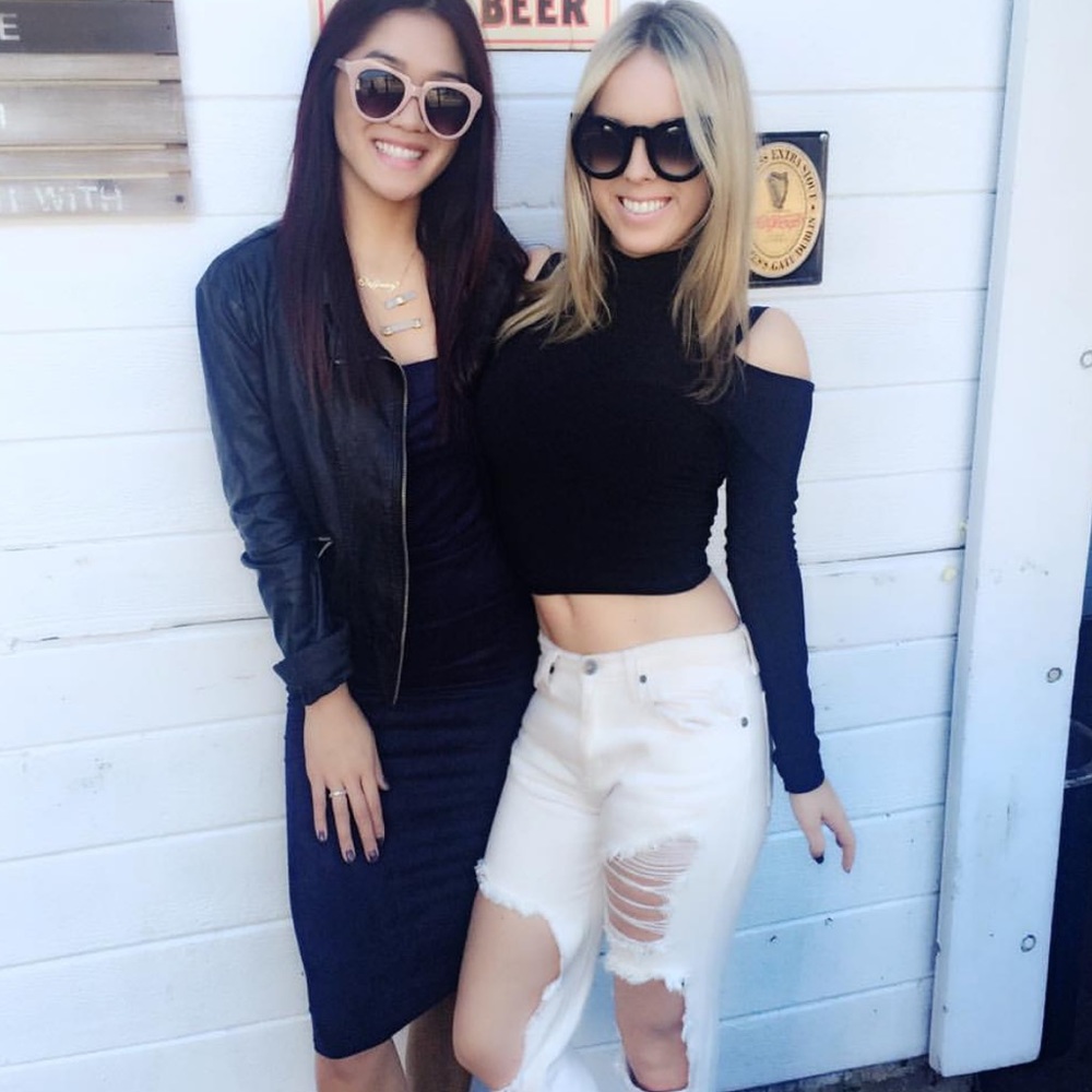 Cold Shoulder Black Crop Top - Picture 2 of 10